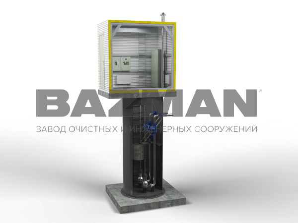 КНС с павильоном